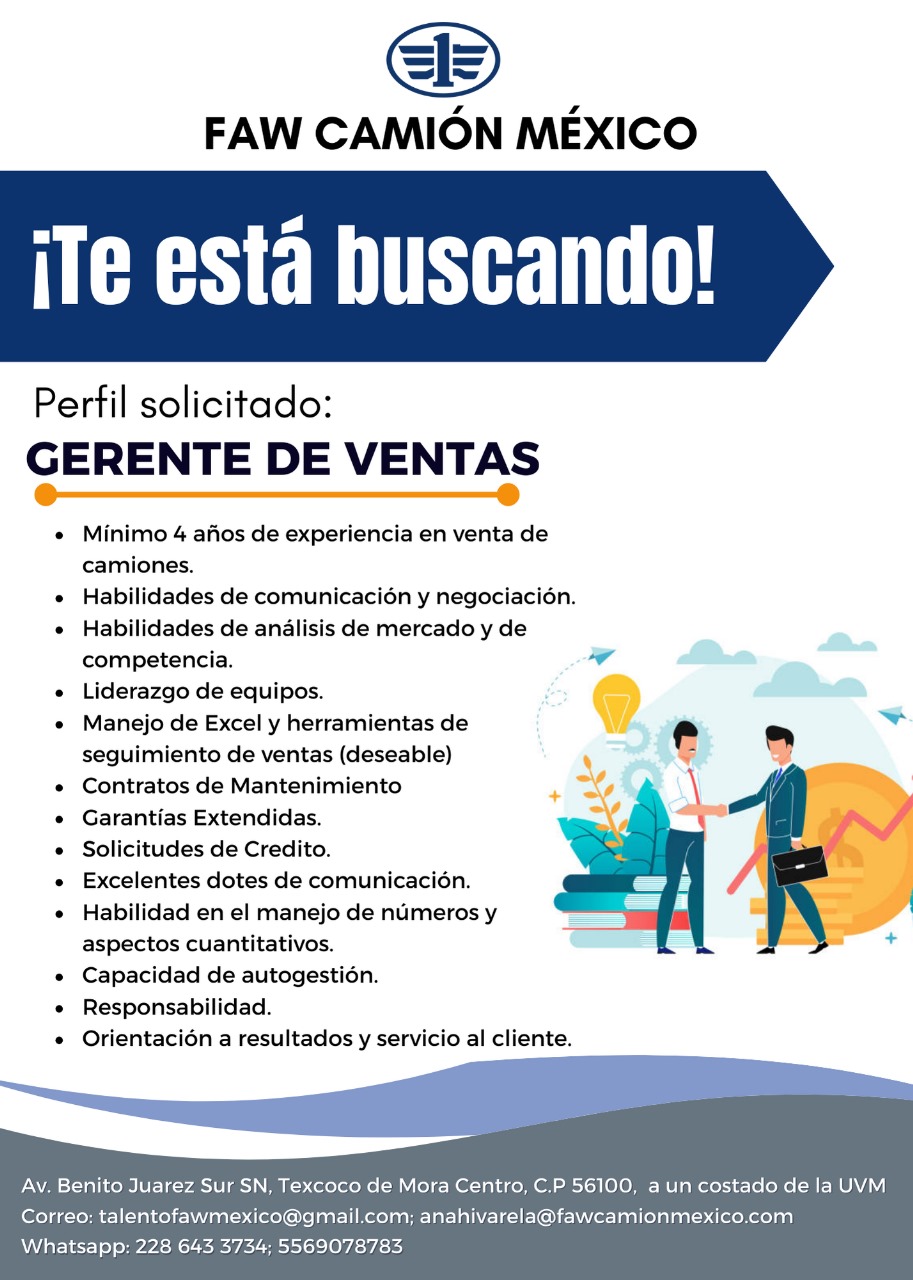 Gerente de Ventas