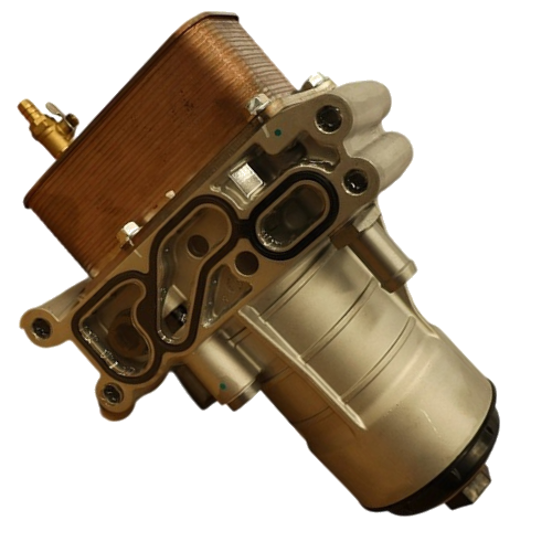 Conjunto de filtro de aceite y enfriador